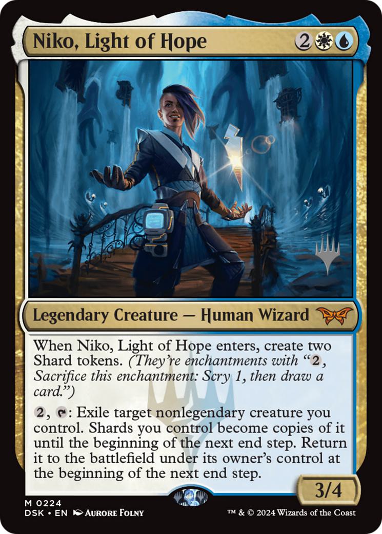 Niko, Light of Hope [224p] [Promo Pack] [Duskmourn: House of Horror: Promos] [Non-Foil]