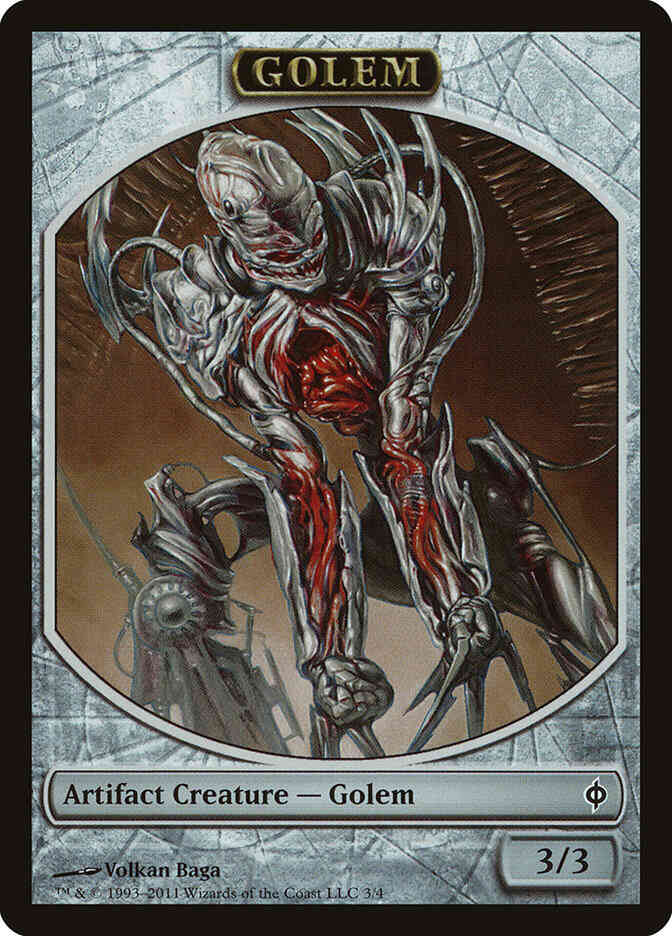 Golem Token [03] [New Phyrexia Tokens] [Non-Foil]