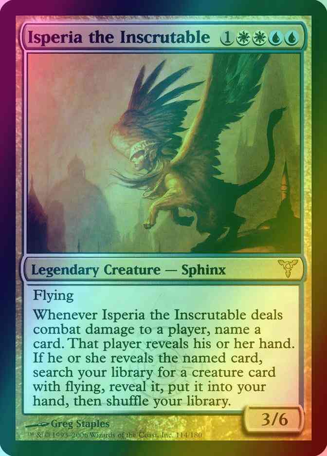 Isperia the Inscrutable [114] [Dissension] [Foil]