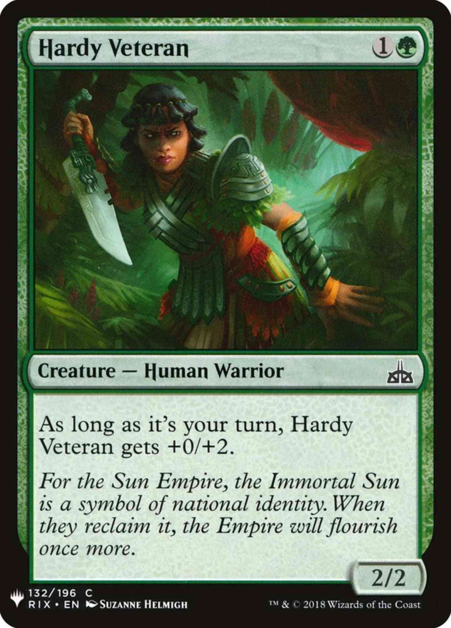 Hardy Veteran [RIX-132] [The List] [Non-Foil]