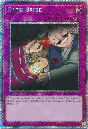 Dark Bribe - RA03-EN187 - Platinum Secret Rare - 1st Edition