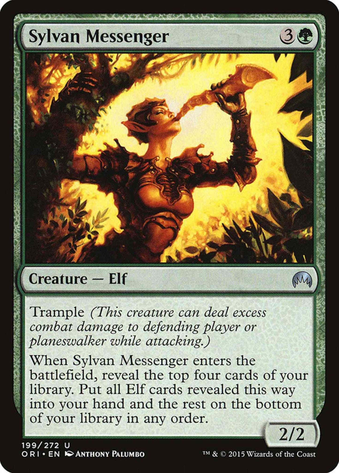 Sylvan Messenger [199] [Magic Origins] [Non-Foil]