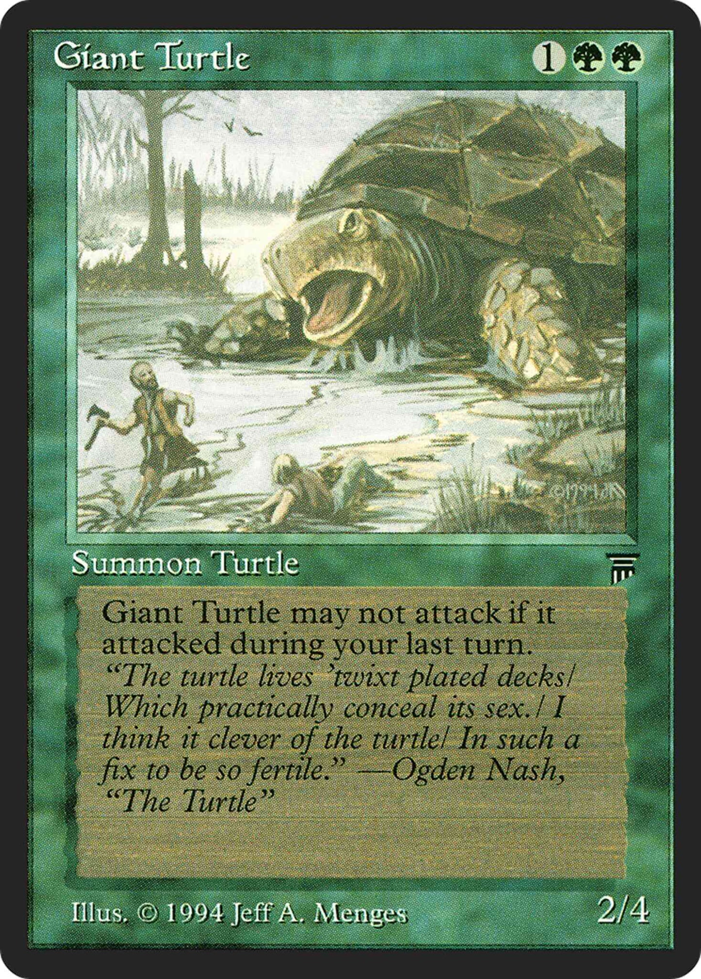 Giant Turtle [188] [Legends] [Non-Foil]