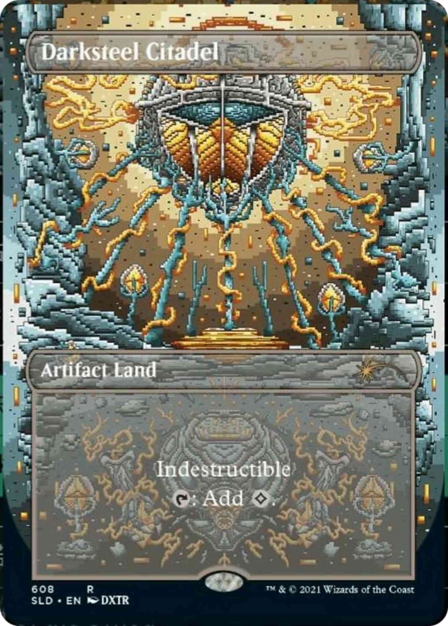 Darksteel Citadel [0608] [Borderless] [Mirrodinsanity] [Secret Lair Drop] [Non-Foil]