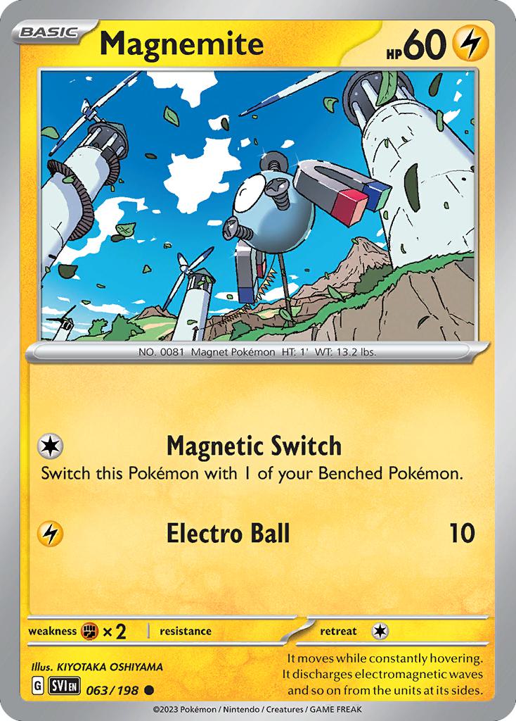 Magnemite - 063/198 - Common [sv01-063] [Non-Holo]