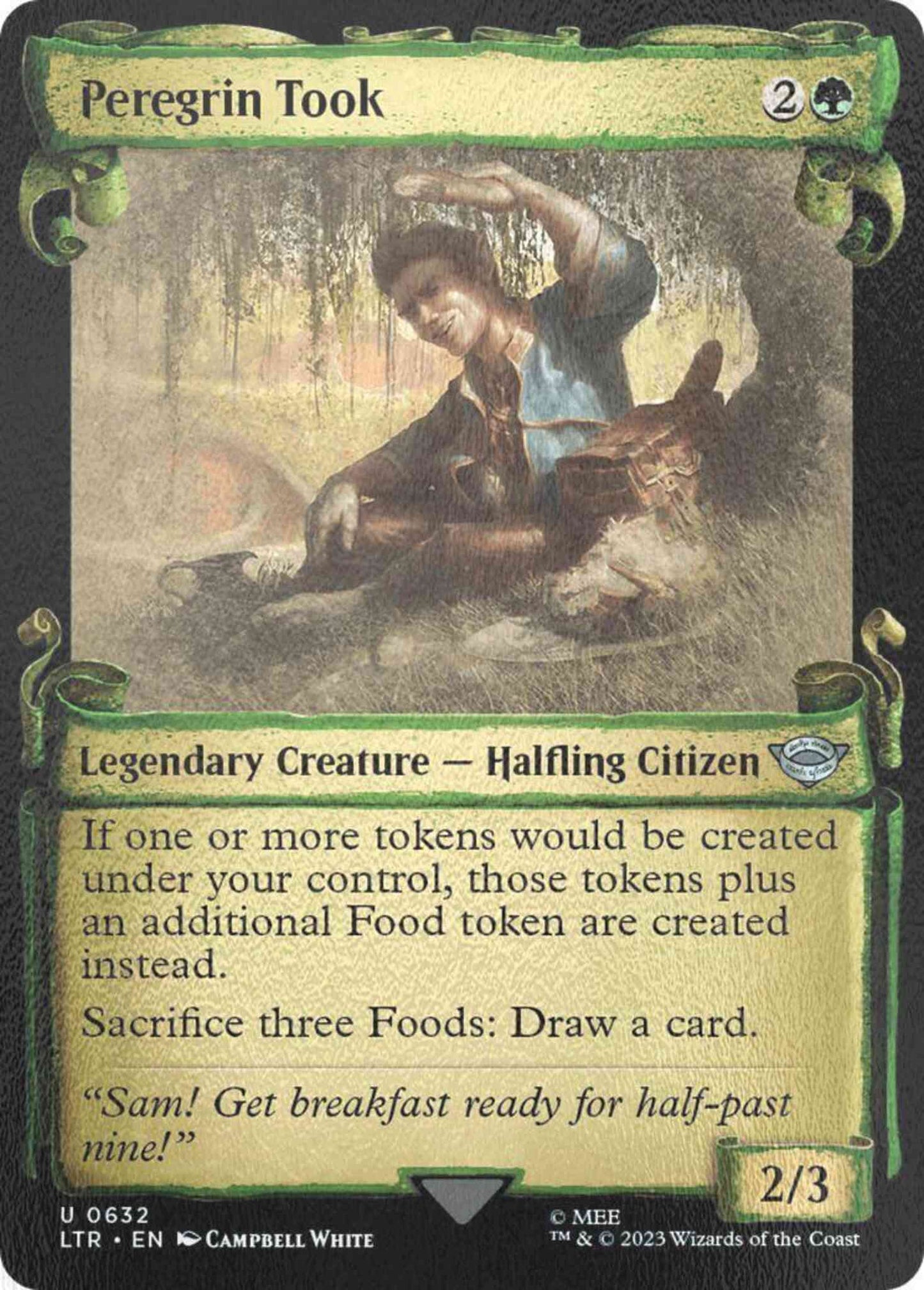 Peregrin Took [632] [Scrolls Showcase] [The Lord of the Rings: Tales of Middle-earth] [Silver Foil]