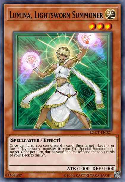 Lumina, Lightsworn Summoner - LODT-EN021 - Rare - Unlimited
