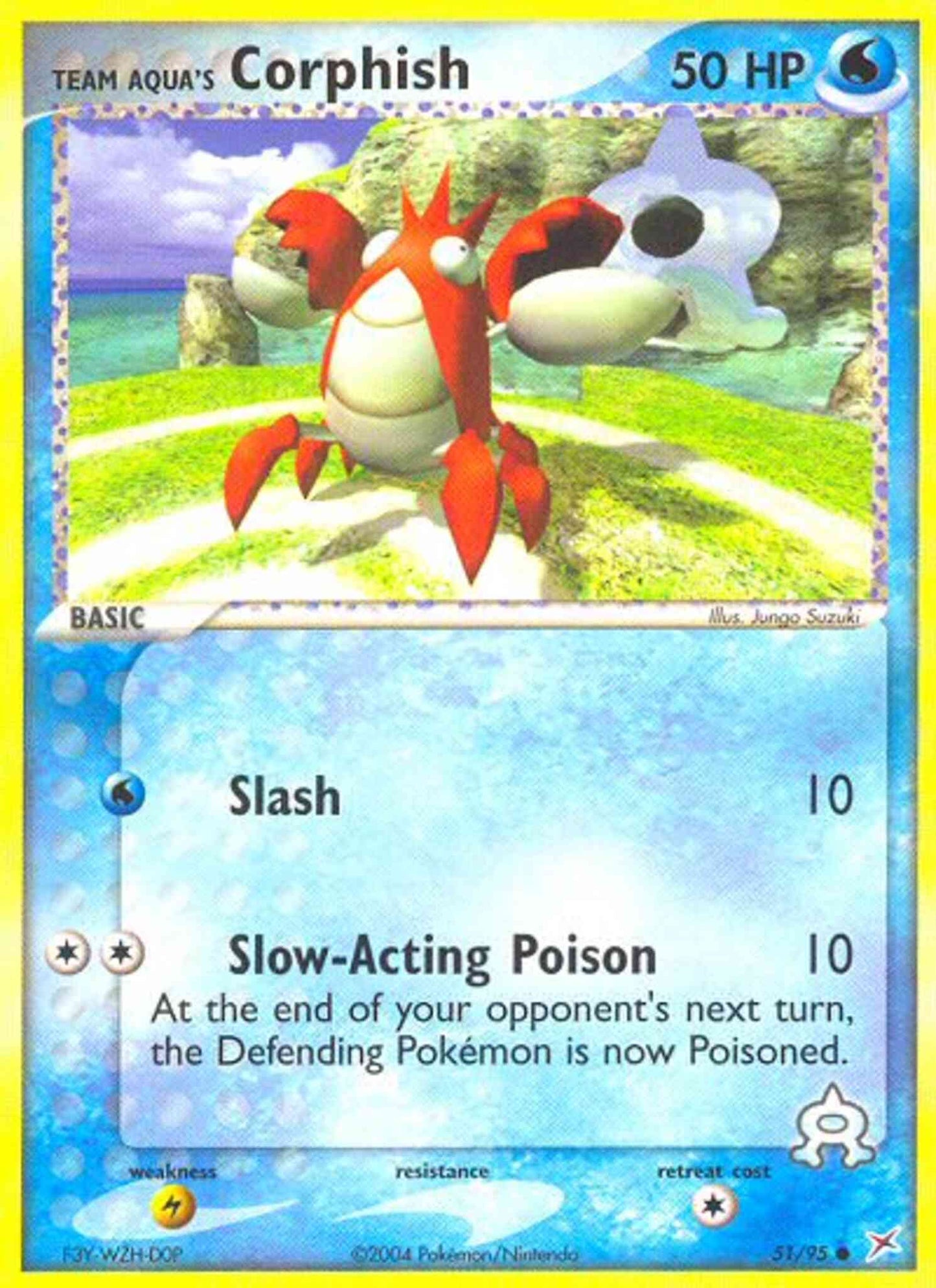 Team Aqua's Corphish - 51/95 - Common [ex4-51] [Reverse Holo]