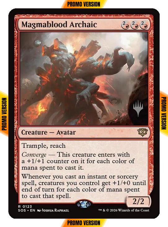 Magmablood Archaic [123p] [Promo Pack] [Secrets of Strixhaven Promos] [Non-Foil]