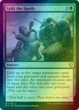 Split the Spoils [257] [Commander Legends: Battle for Baldur's Gate] [Foil]