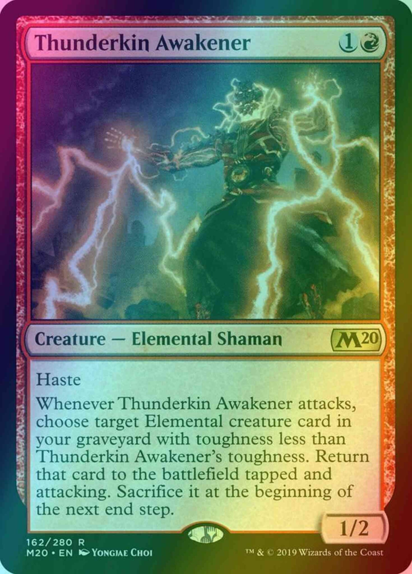 Thunderkin Awakener [162] [Core Set 2020] [Foil]