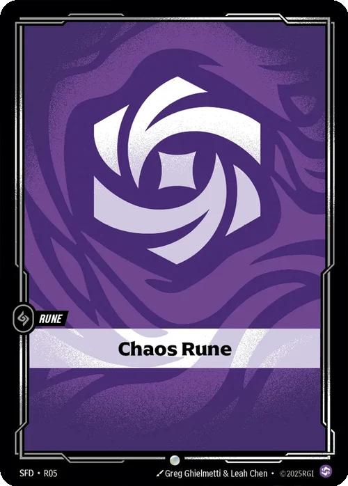 Chaos Rune - R05 [Spiritforged] [Non-Foil]
