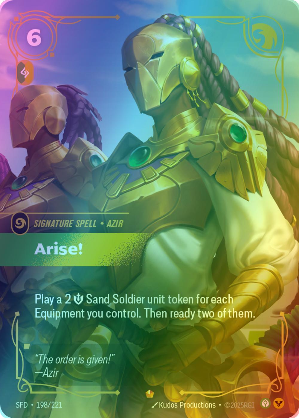 Arise! - 198/221 [Spiritforged] [Foil]