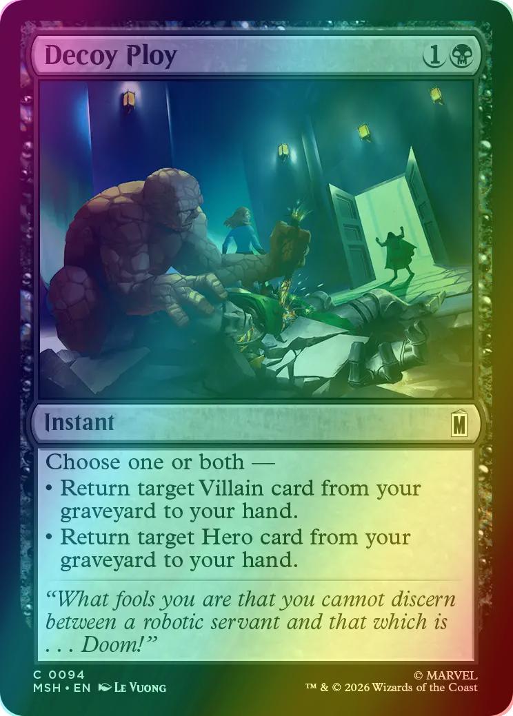 Decoy Ploy [94] [Marvel Super Heroes] [Foil]