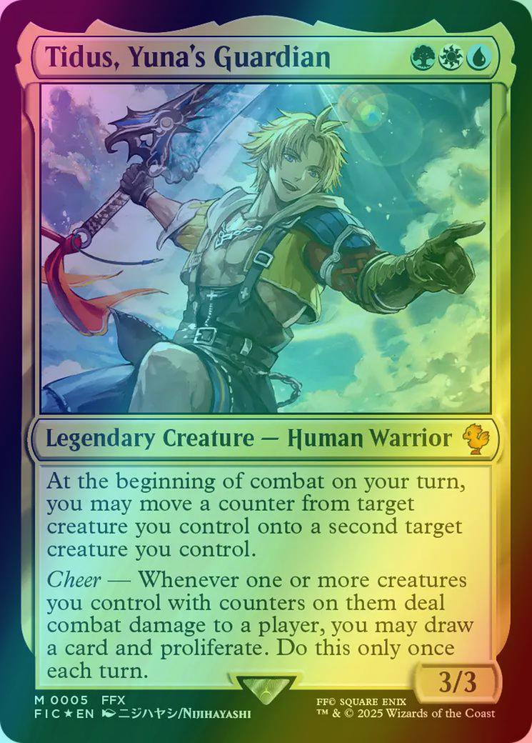 Tidus, Yuna's Guardian [5] [FINAL FANTASY: Commander] [Foil]