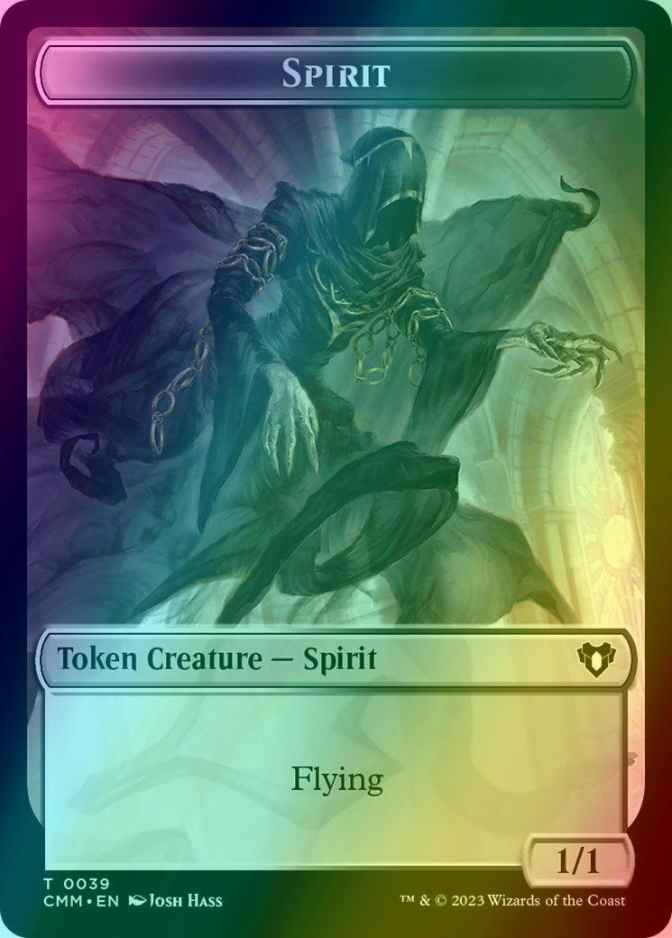 Insect Token (33) // Spirit Token (39) [Commander Masters: Tokens] [Foil]