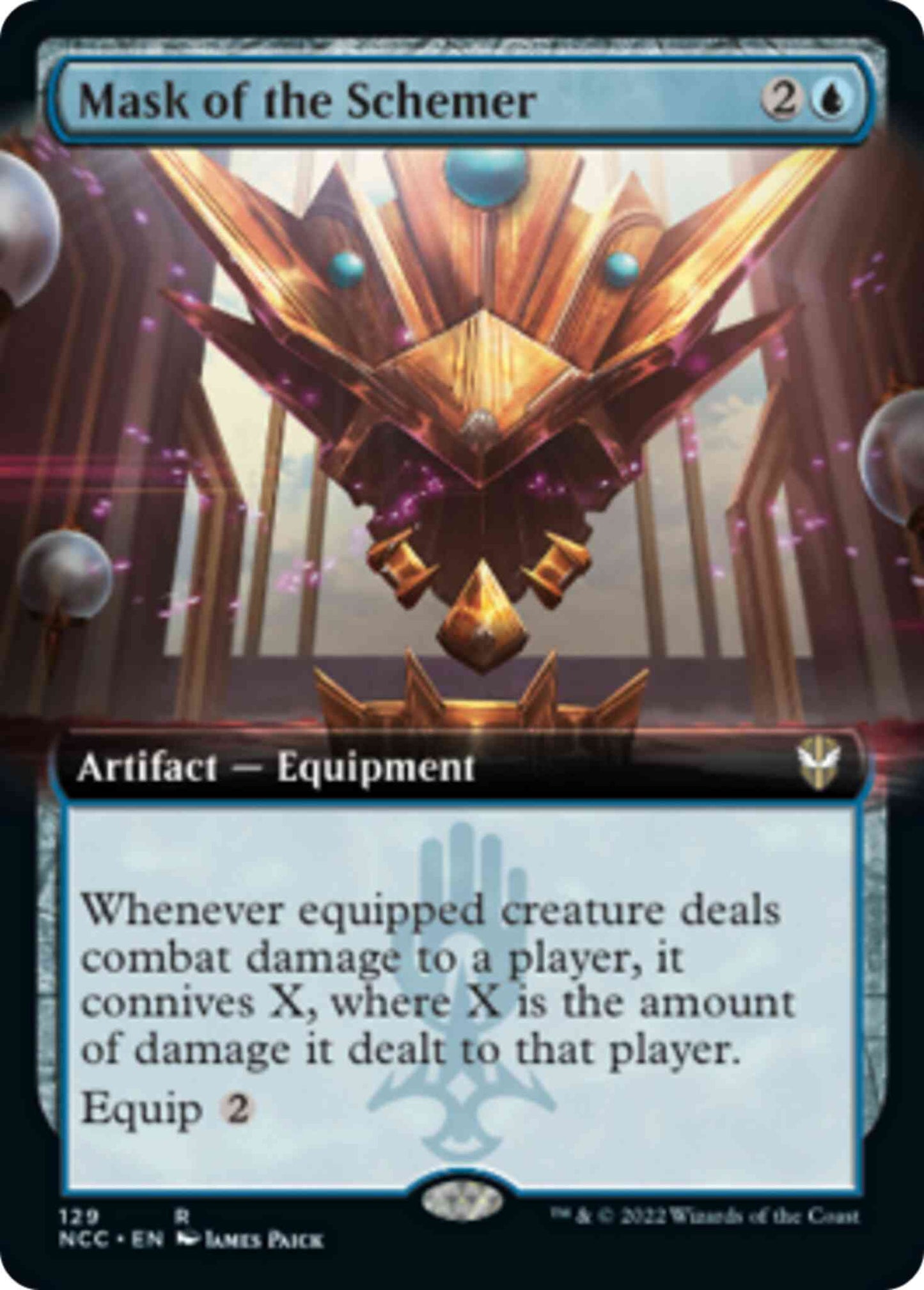 Mask of the Schemer [129] [Extended Art] [Streets of New Capenna: Commander] [Non-Foil]