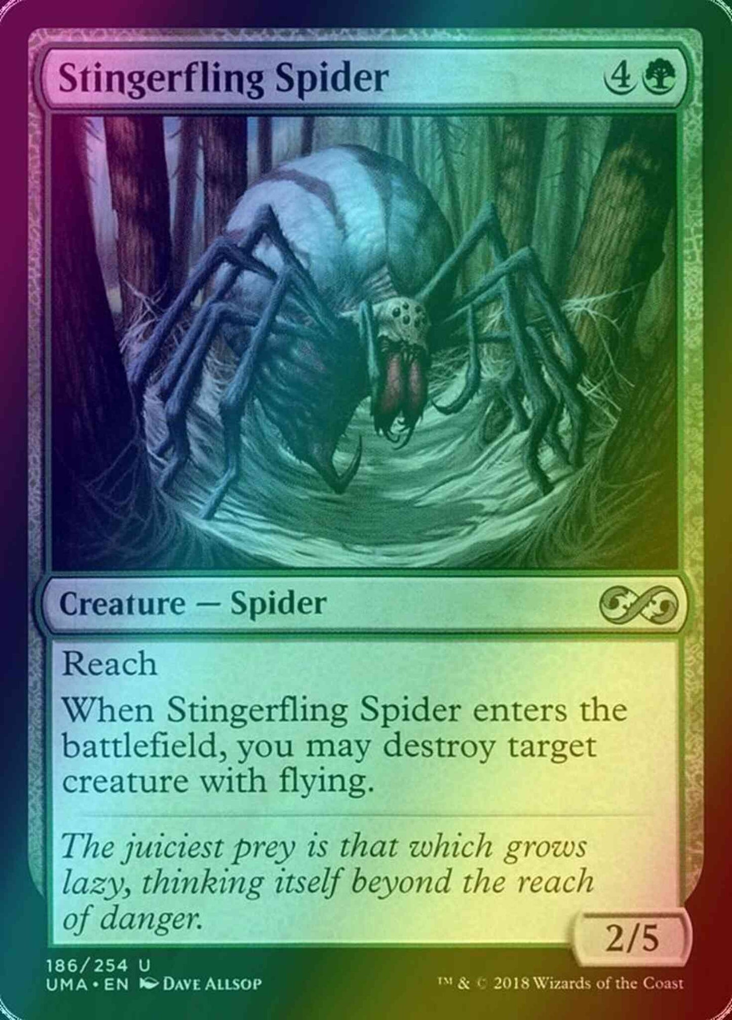 Stingerfling Spider [186] [Ultimate Masters] [Foil]