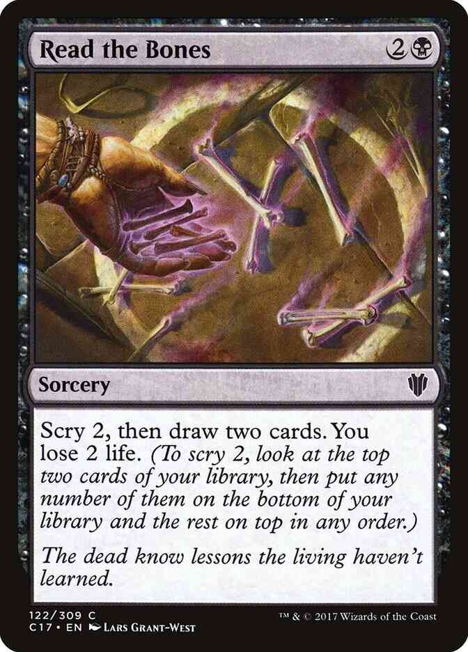 Read the Bones [122] [Commander 2017] [Non-Foil]