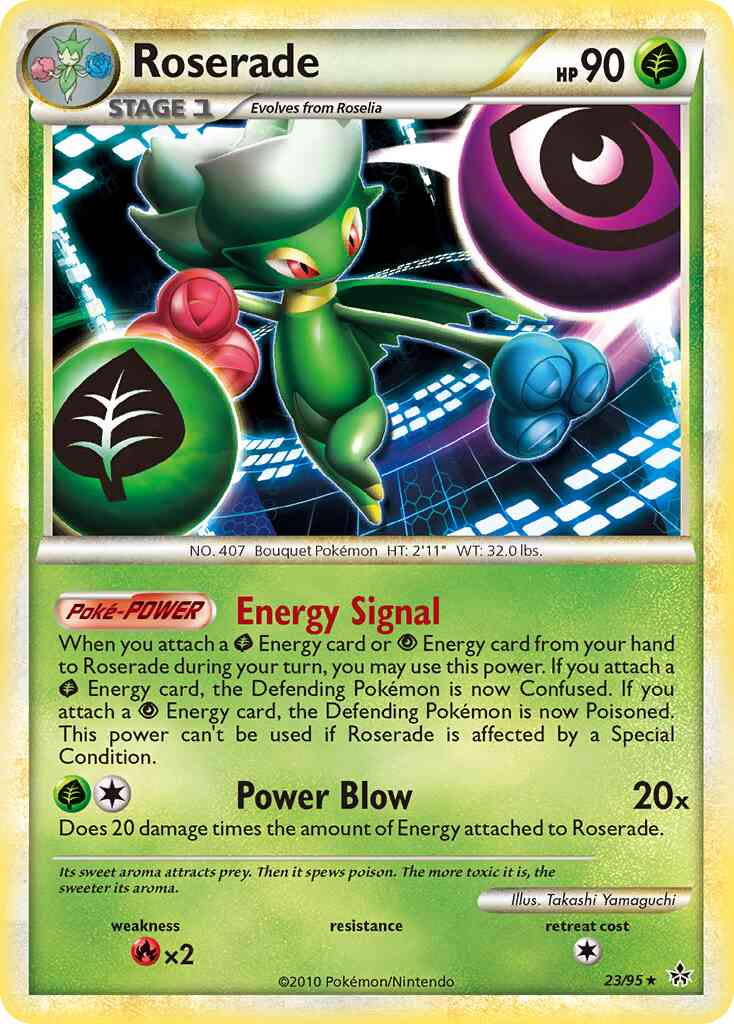 Roserade - 23/95 - Rare [hgss2-23] [Non-Holo]