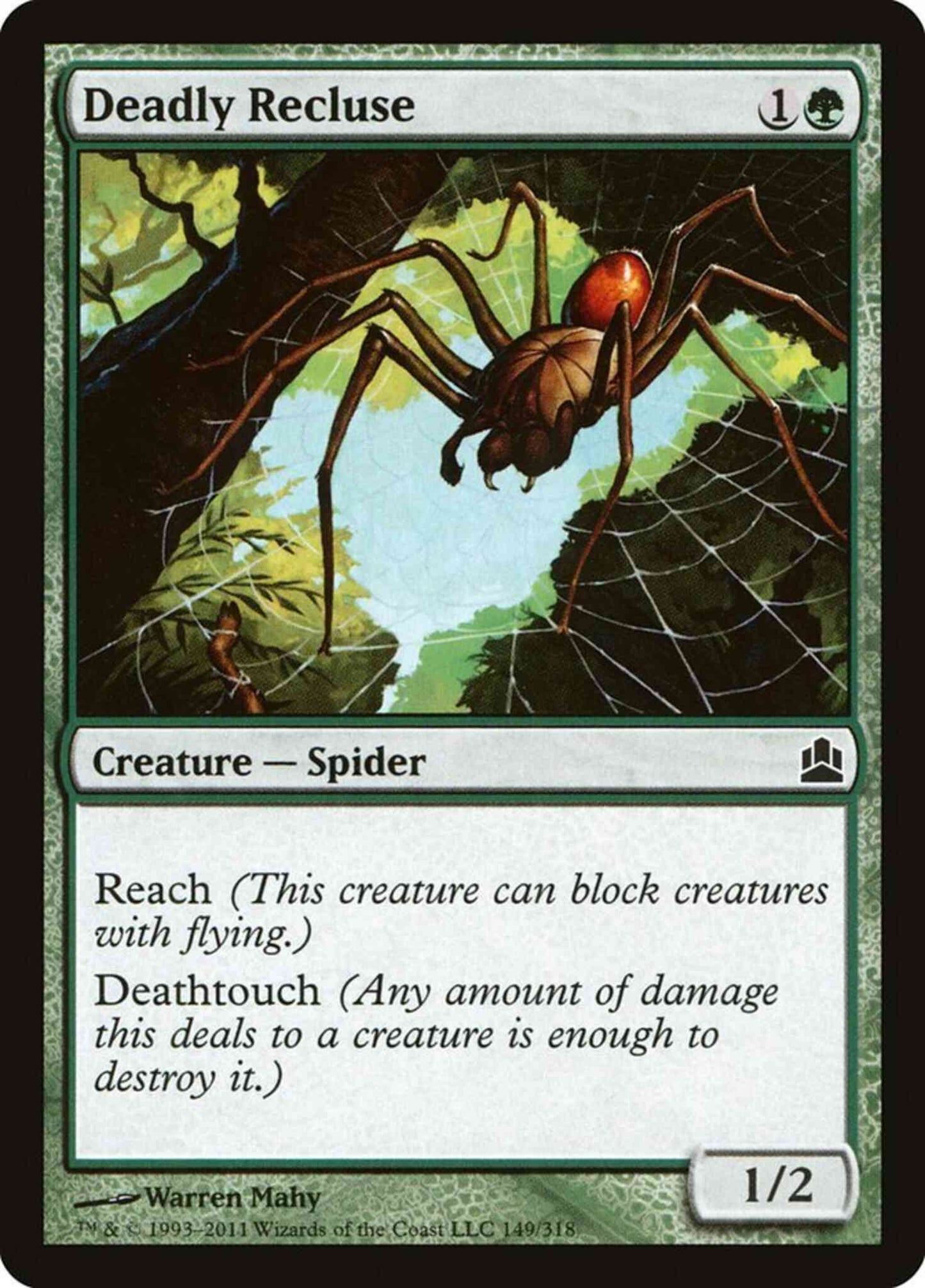 Deadly Recluse [149] [Commander 2011] [Non-Foil]