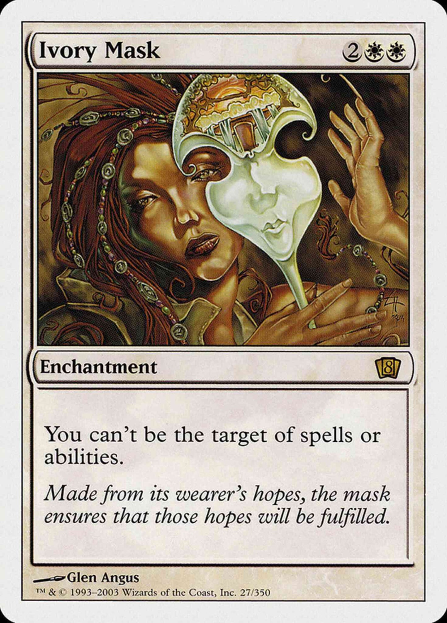 Ivory Mask [27] [Eighth Edition] [Non-Foil]