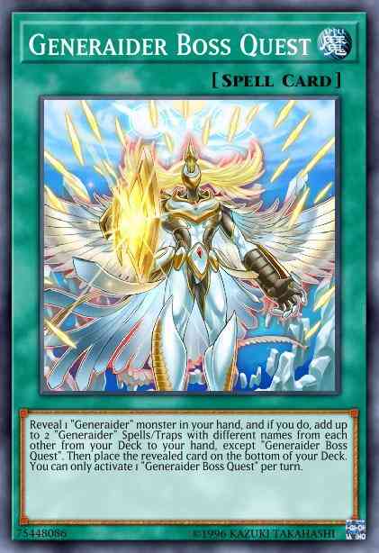 Generaider Boss Quest - MYFI-EN035 - Secret Rare - 1st Edition