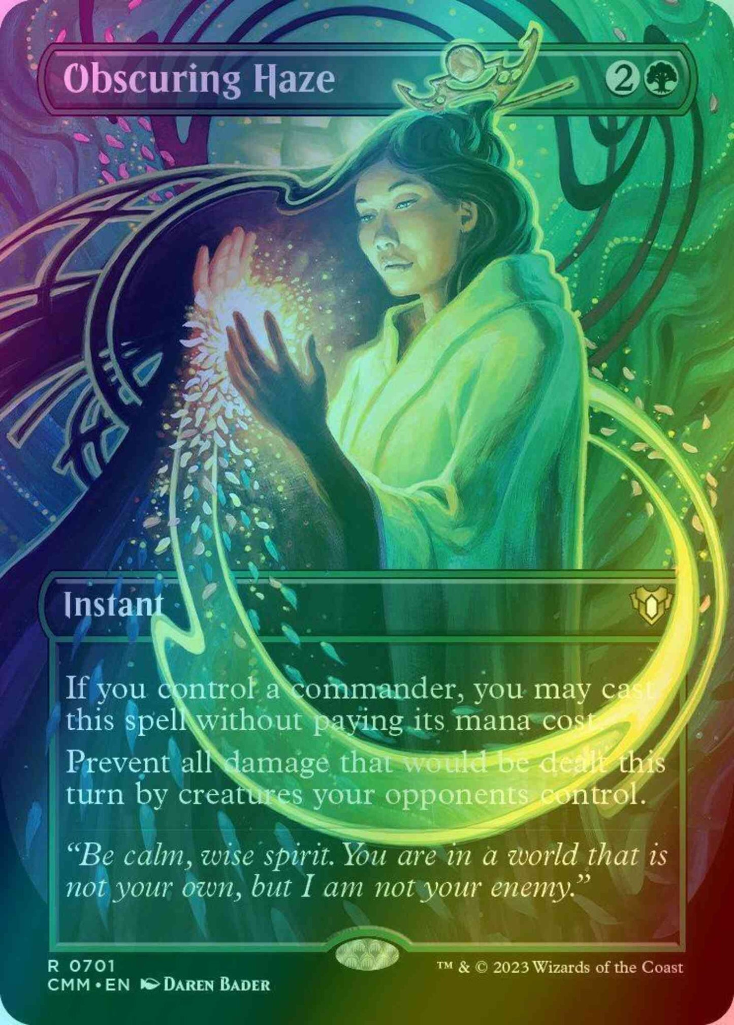 Obscuring Haze [701] [Borderless] [Frame Break] [Commander Masters] [Foil]