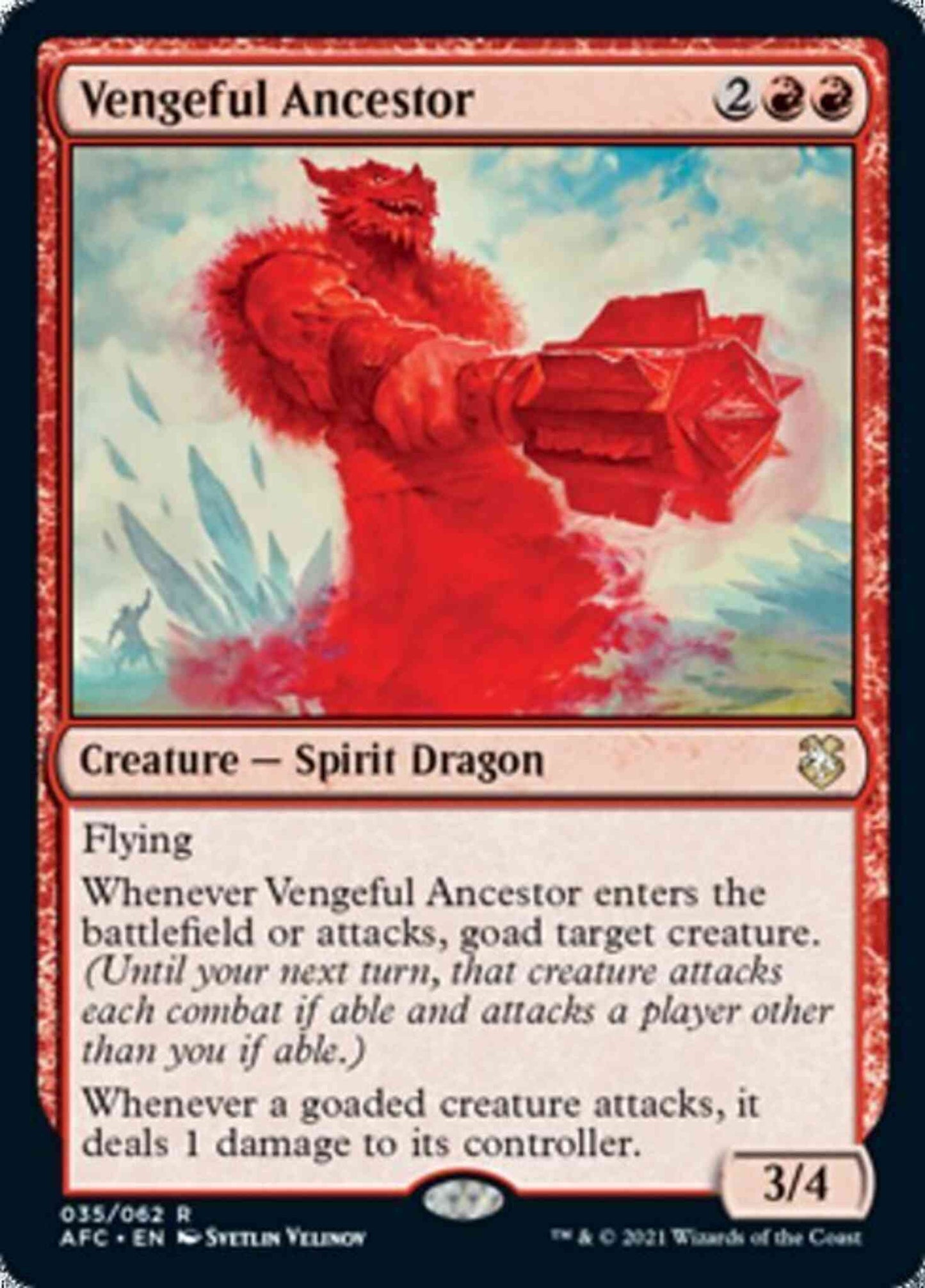 Vengeful Ancestor [35] [Adventures in the Forgotten Realms Commander] [Non-Foil]