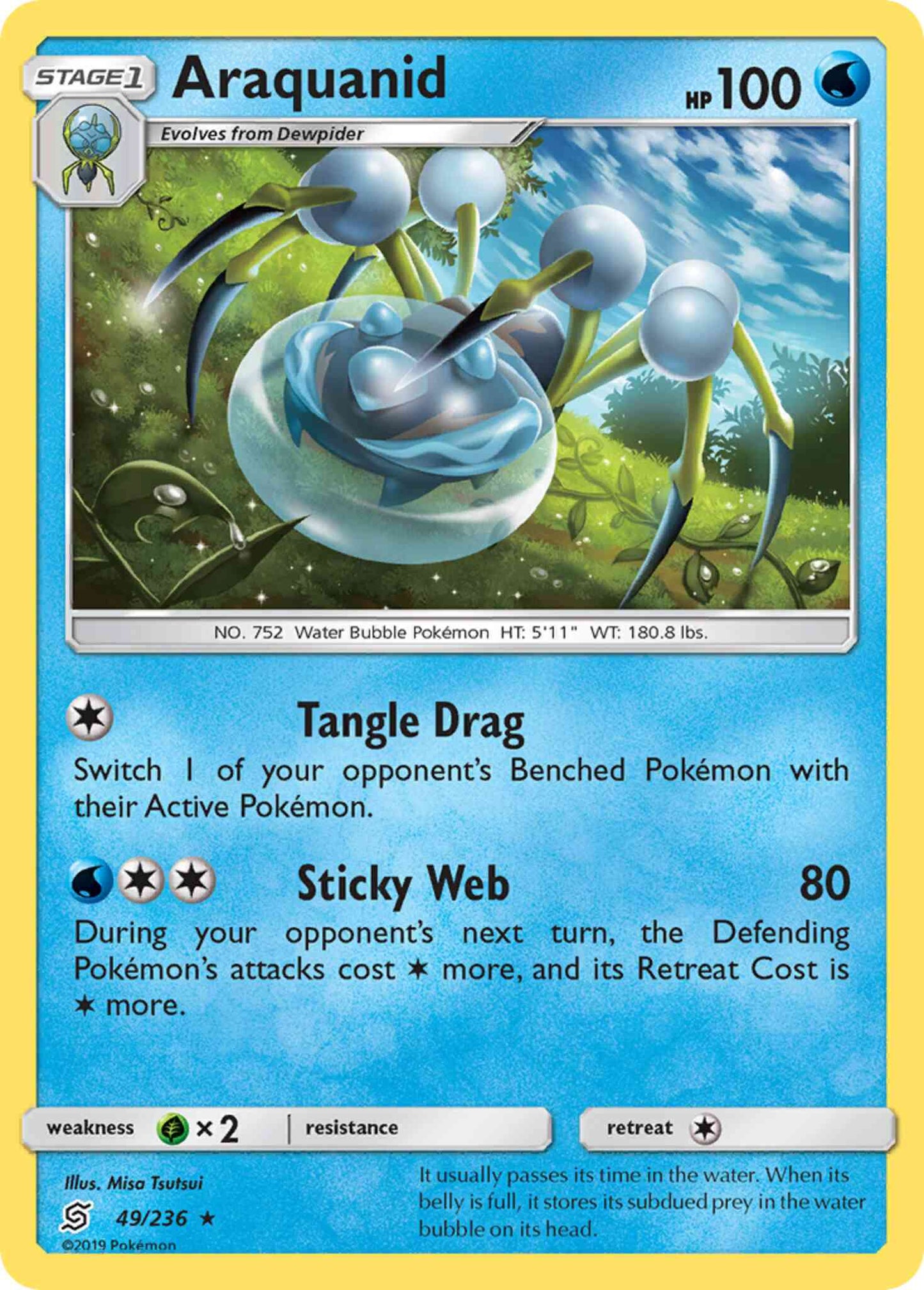 Araquanid - 49/236 - Rare [sm11-49] [Reverse Holo]