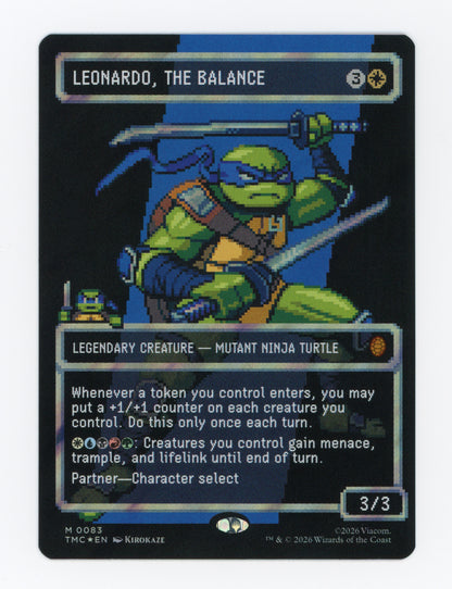 Leonardo, the Balance — Borderless|Pixel|Surge Foil — ID 19010