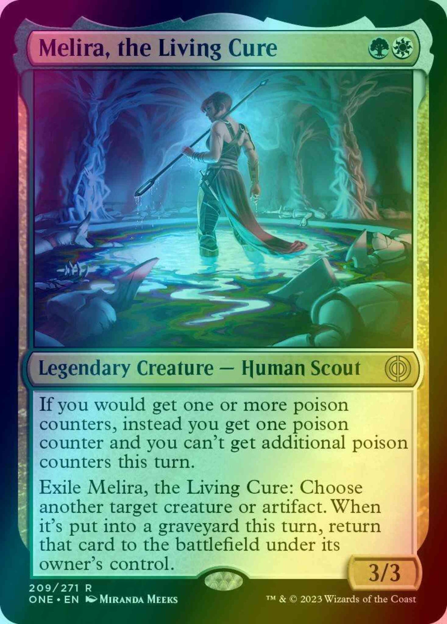 Melira, the Living Cure [209] [Phyrexia: All Will Be One] [Foil]
