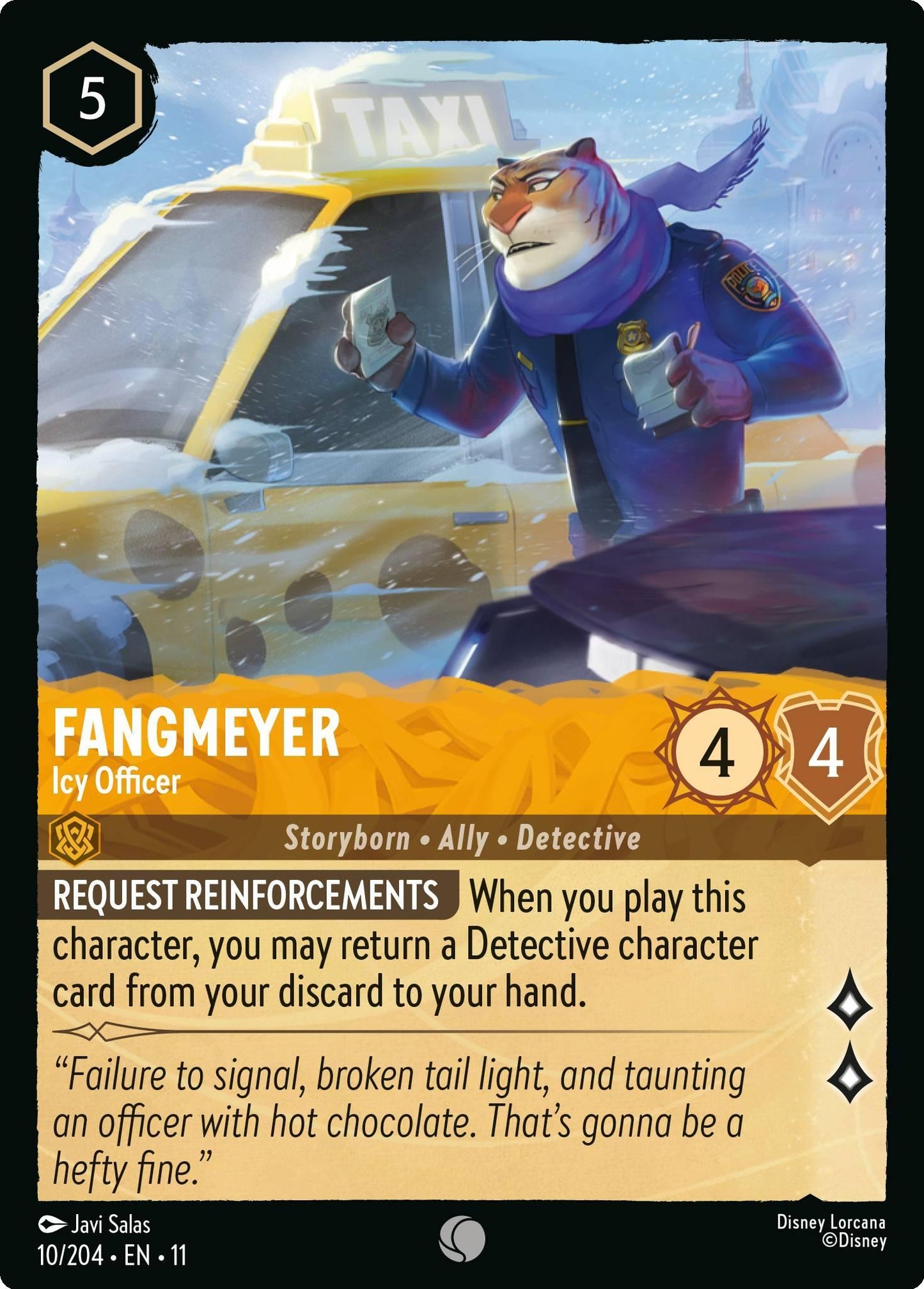 Fangmeyer - Icy Officer - 10/204 [Winterspell] [Non-Foil]