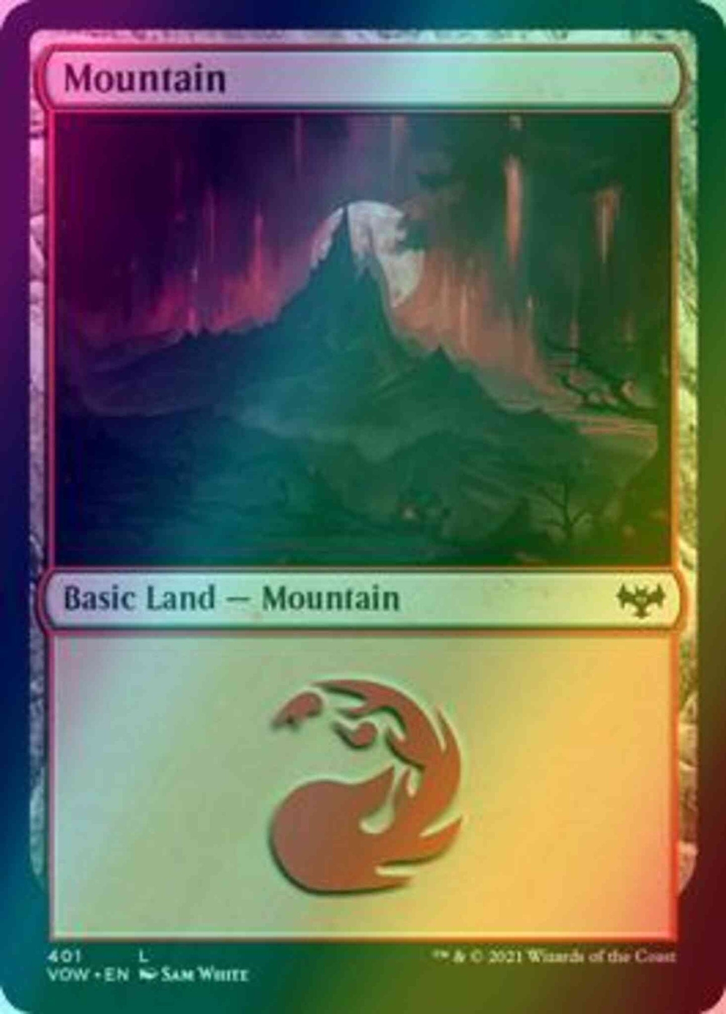 Mountain [401] [Innistrad: Crimson Vow] [Foil]