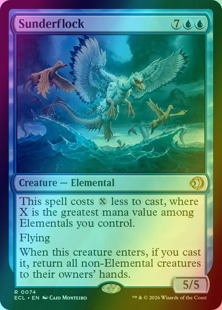 Sunderflock [74] [Lorwyn Eclipsed] [Foil]