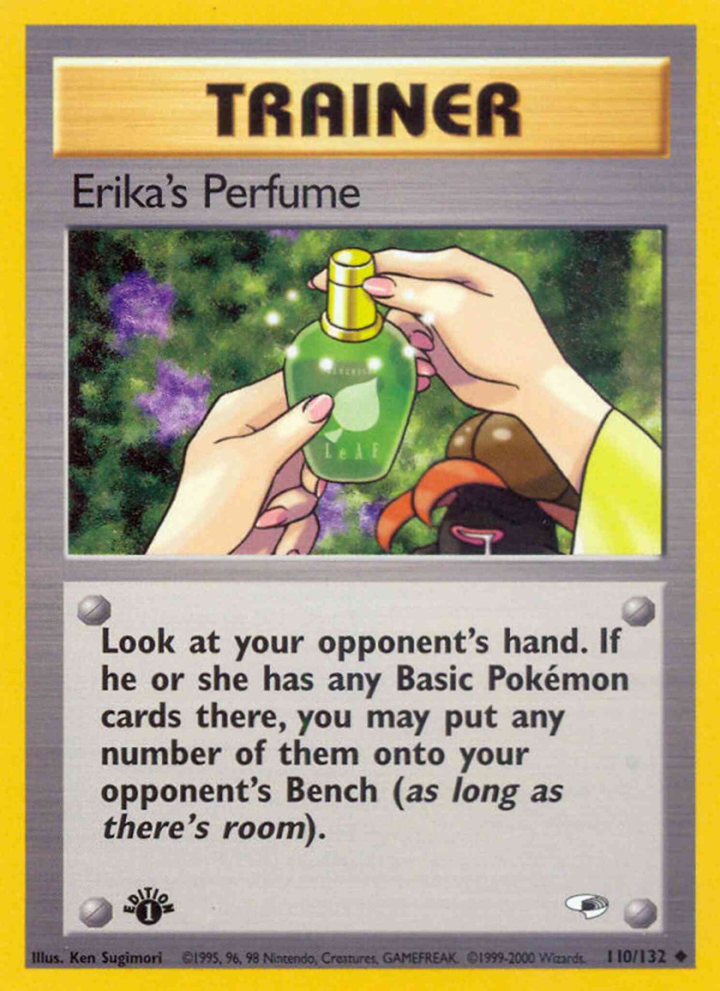 Erika's Perfume - 110/132 - Uncommon - 1st Edition [gym1-110] [Non-Holo]