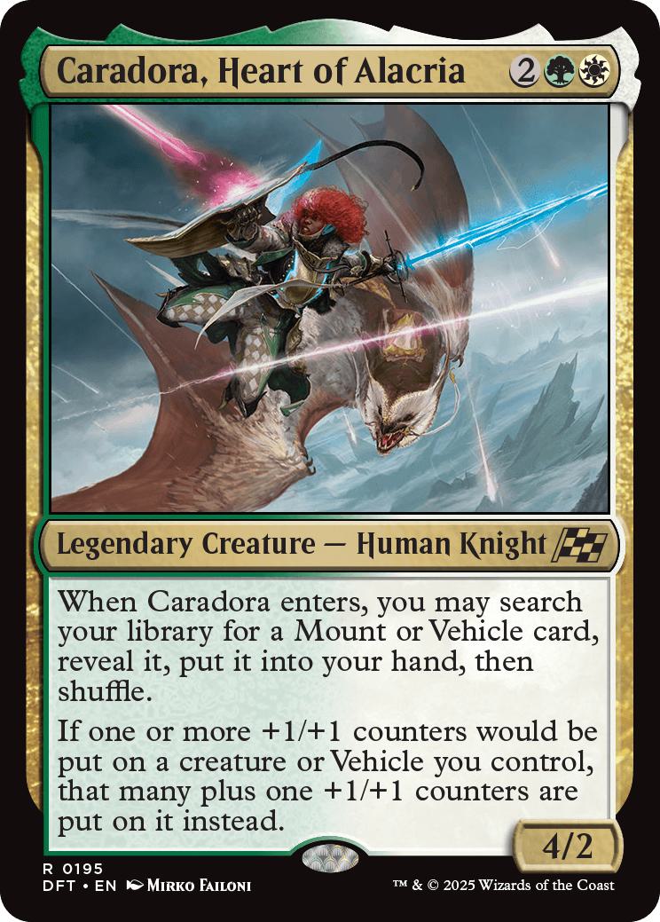 Caradora, Heart of Alacria [195] [Aetherdrift] [Non-Foil]