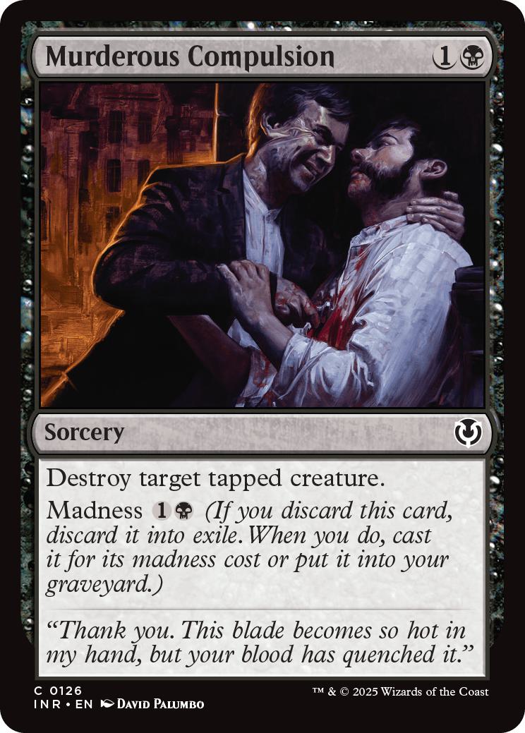 Murderous Compulsion [126] [Innistrad Remastered] [Non-Foil]