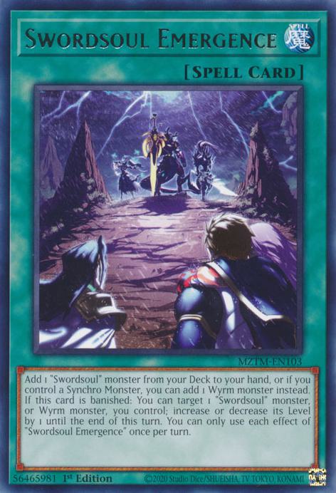 Swordsoul Emergence - MZTM-EN103 - Rare - 1st Edition