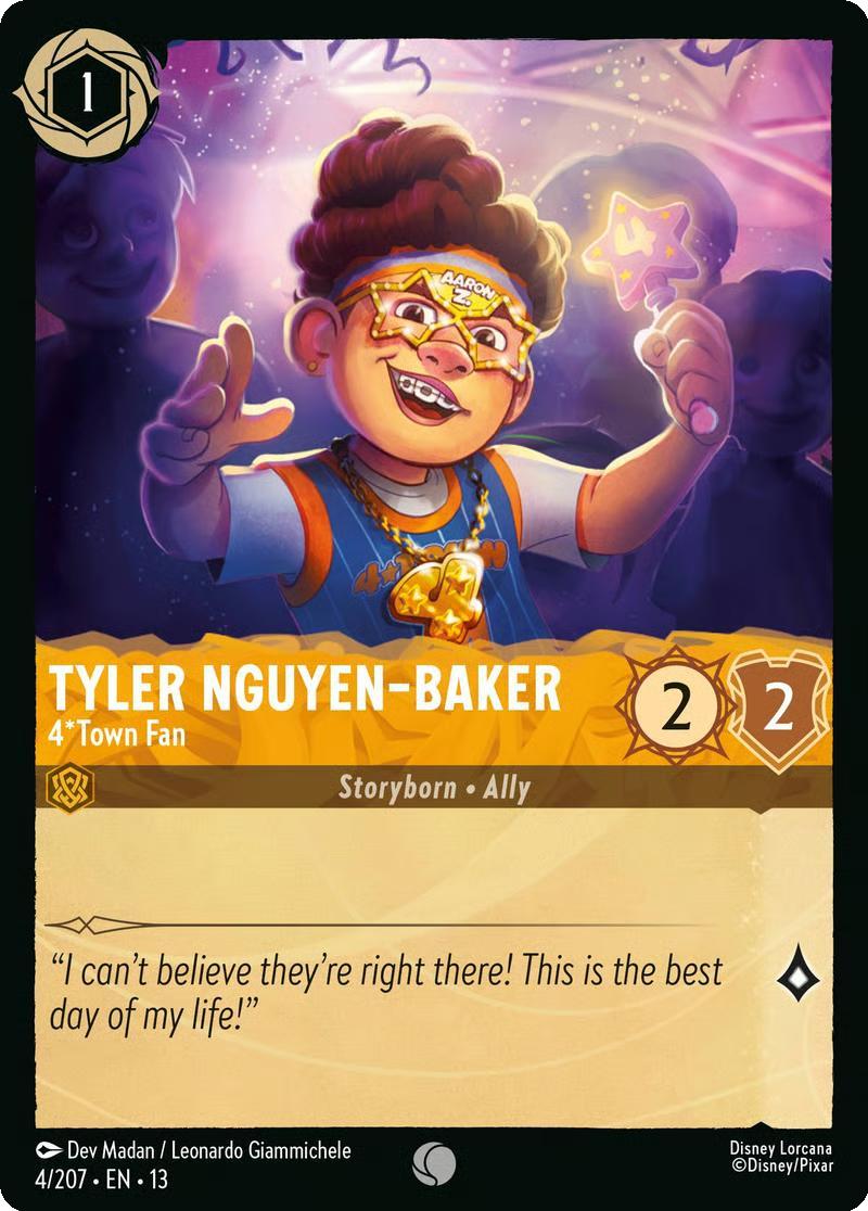 Tyler Nguyen-Baker - 4*Town Fan - 4/204 [Attack of the Vine!] [Non-Foil]