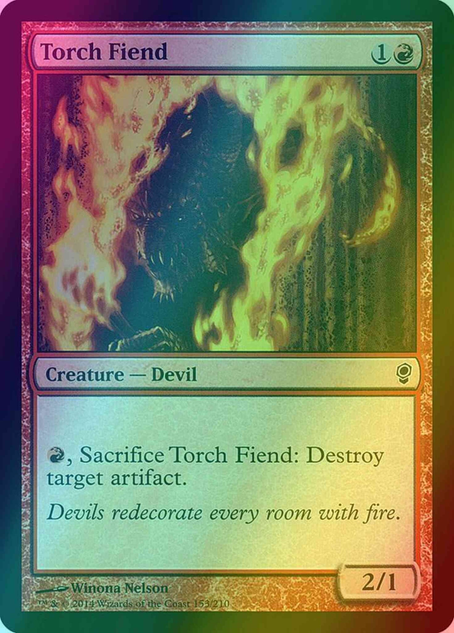 Torch Fiend [153] [Conspiracy] [Foil]