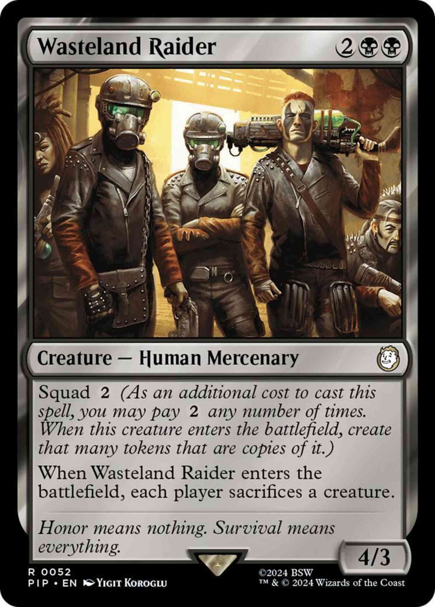 Wasteland Raider [52] [Fallout] [Non-Foil]