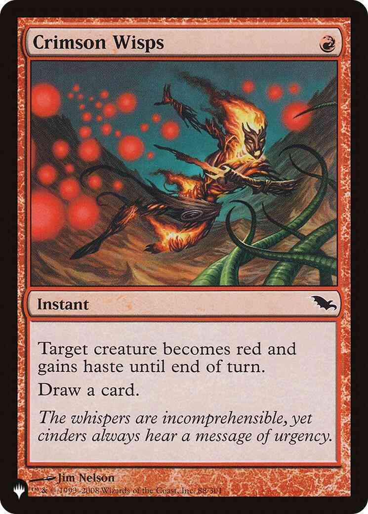 Crimson Wisps [SHM-88] [The List] [Non-Foil]
