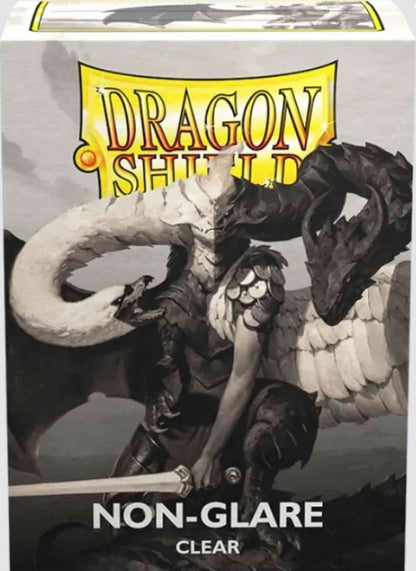 dragon shield sleeves matte card game clear Dragon Shield Non-Glare Matte Sleeves - Standard Size - 100ct