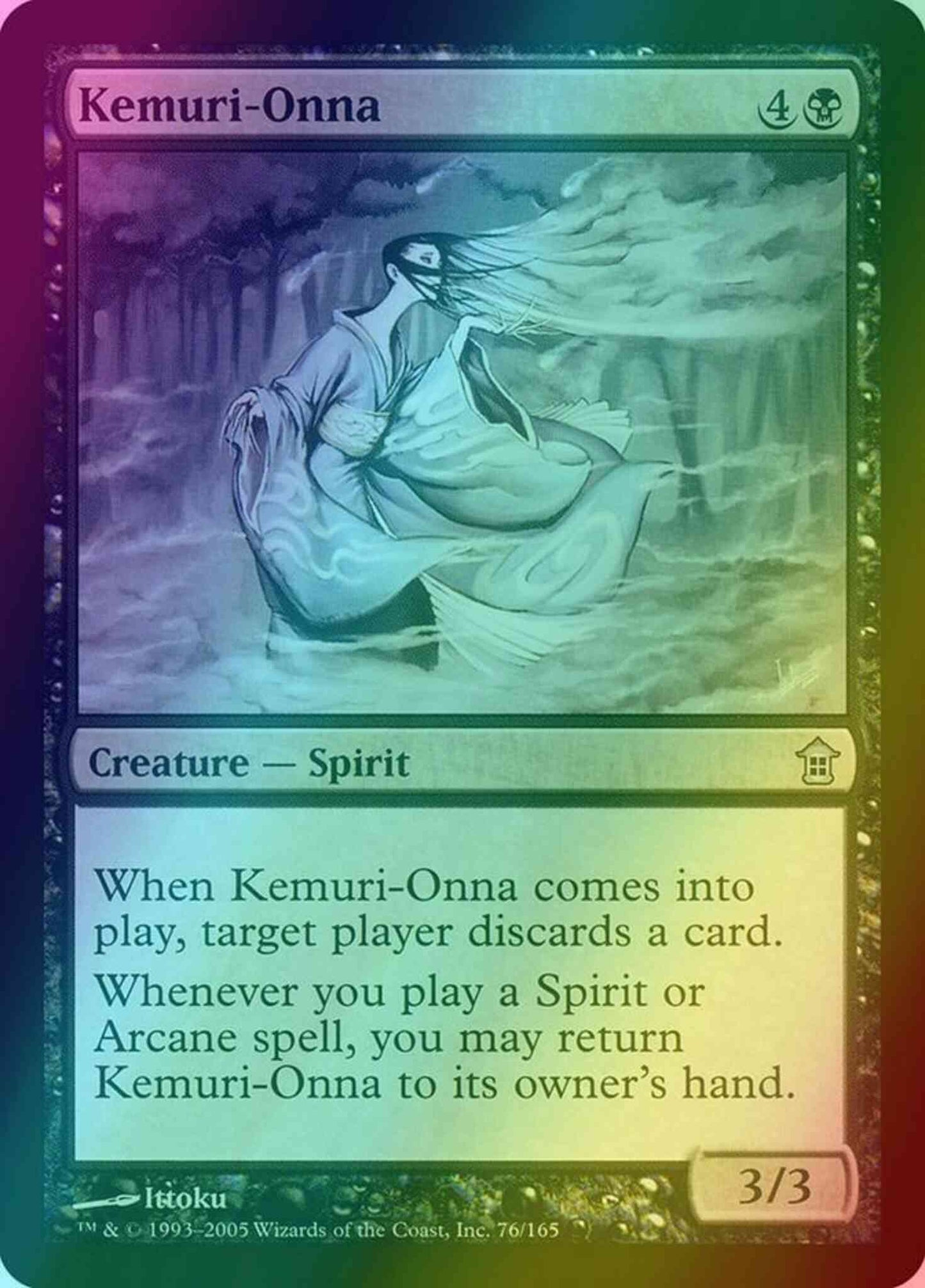 Kemuri-Onna [76] [Saviors of Kamigawa] [Foil]