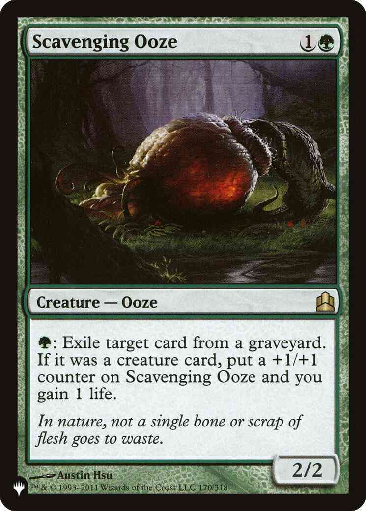 Scavenging Ooze [CMD-170] [The List] [Non-Foil]