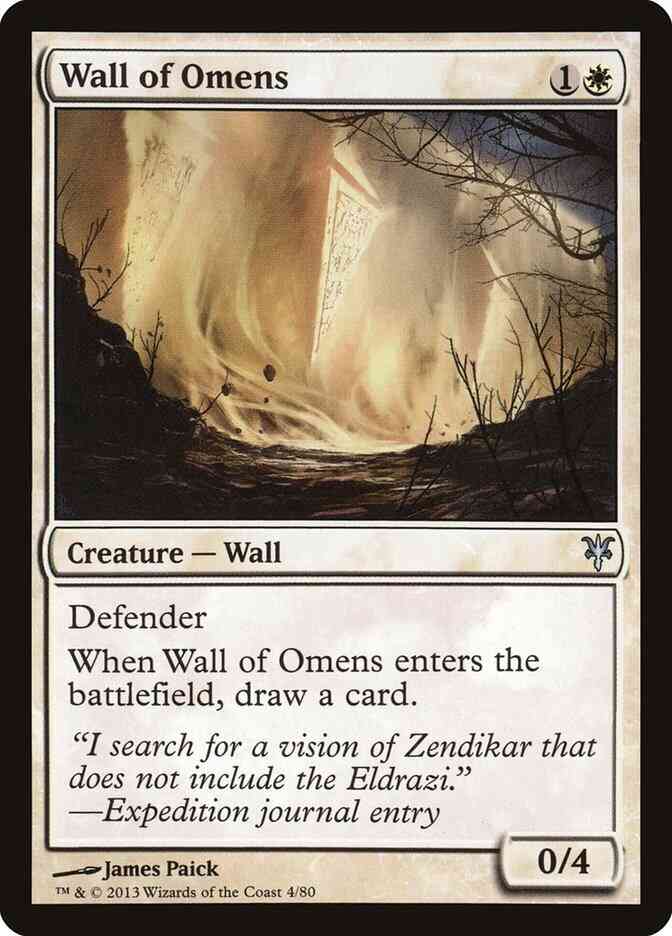 Wall of Omens [4] [Duel Decks Sorin vs Tibalt] [Non-Foil]