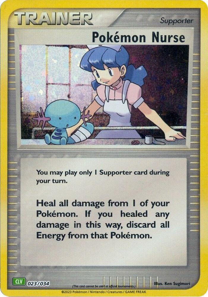 Pokémon Nurse - 023/034 - Promo - CLV [tcgc-CLV023] [Holo]