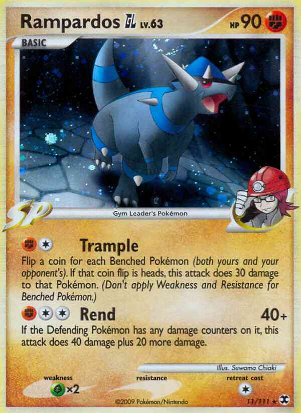 Rampardos GL - 11/111 - Rare Holo [pl2-11] [Reverse Holo]