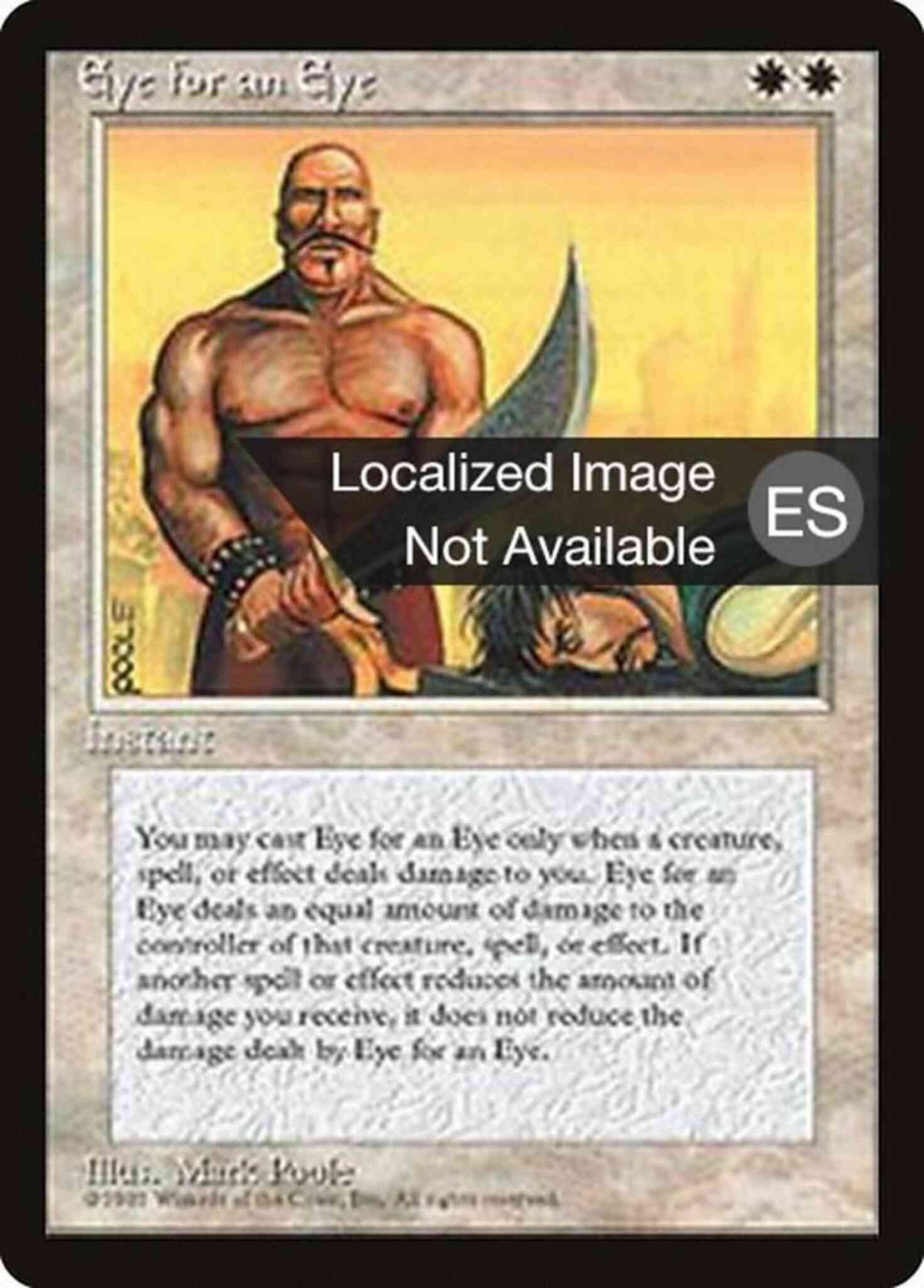 Eye for an Eye - Japanese [25] [Fourth Edition Black Border: Japanese] [Non-Foil]